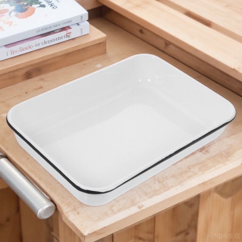 Kitchen Baking Pan Storage - صينية خبز مطلية بالمينا متعددة الاستخدامات