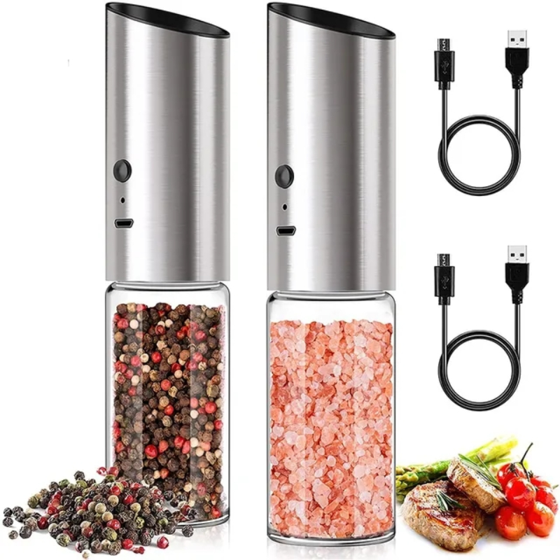 Kitchen Jobs - ZaiXiao مطحنة الملح والفلفل الكهربائية القابلة
