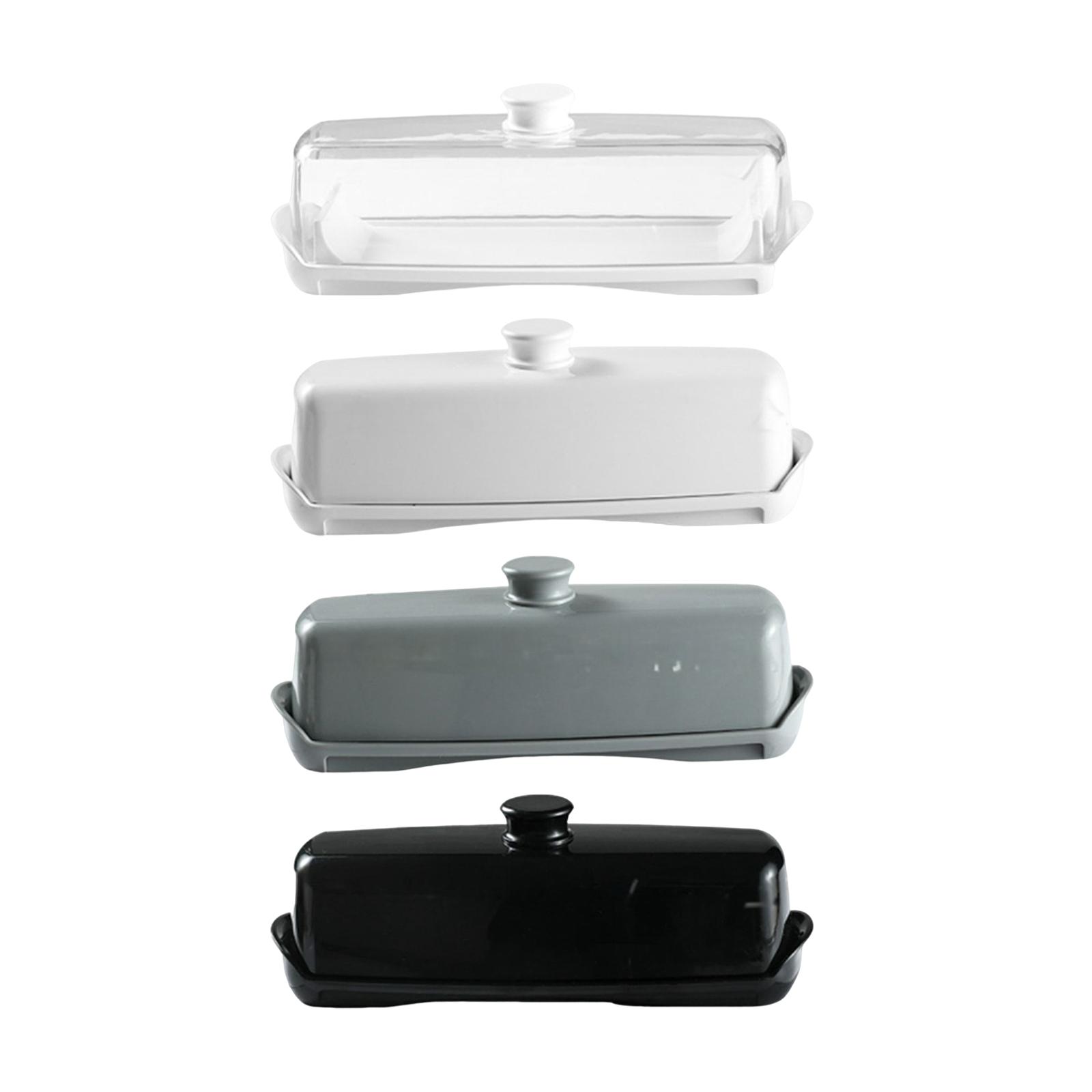 Kitchen Baking Organization - طبق الزبدة المنزلي بغطاء ، حارس
