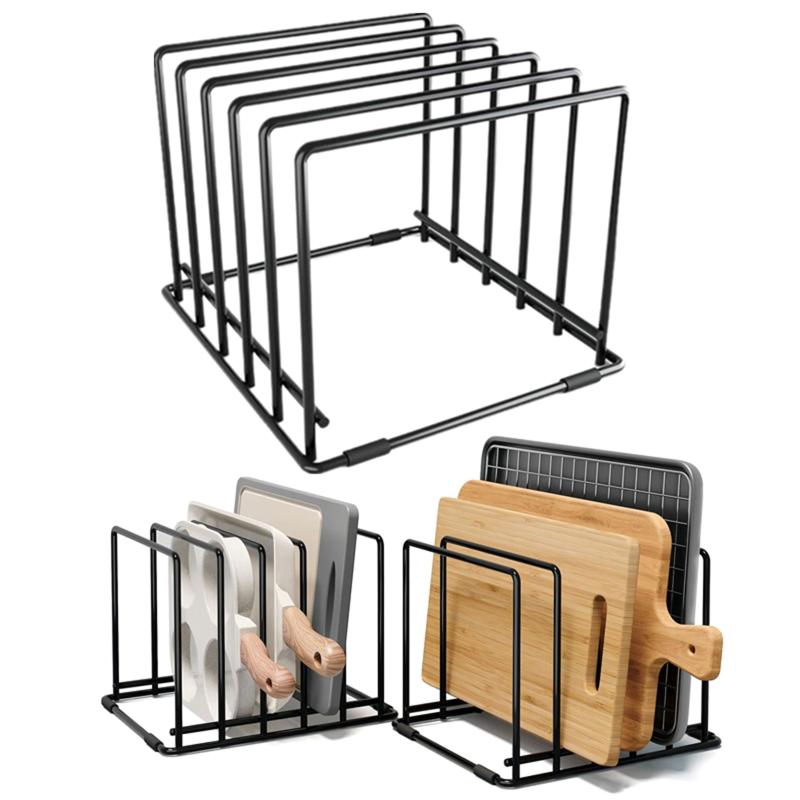 Kitchen Baking Pan Storage - منظم أطباق المخبوزات وحامل ألواح التقطيع