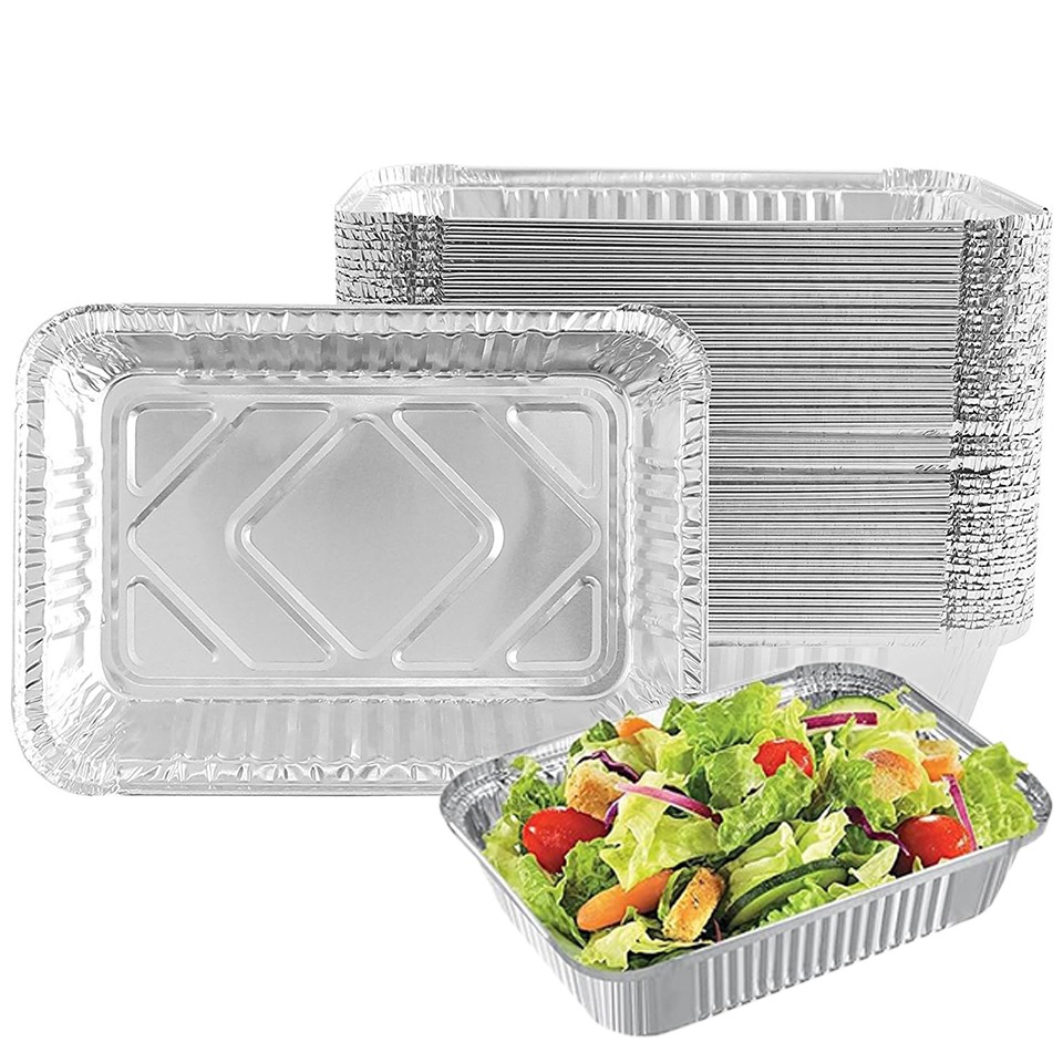 Kitchen Baking Pan Storage - 10/20 قطعة صواني ألومنيوم للاستخدام مرة