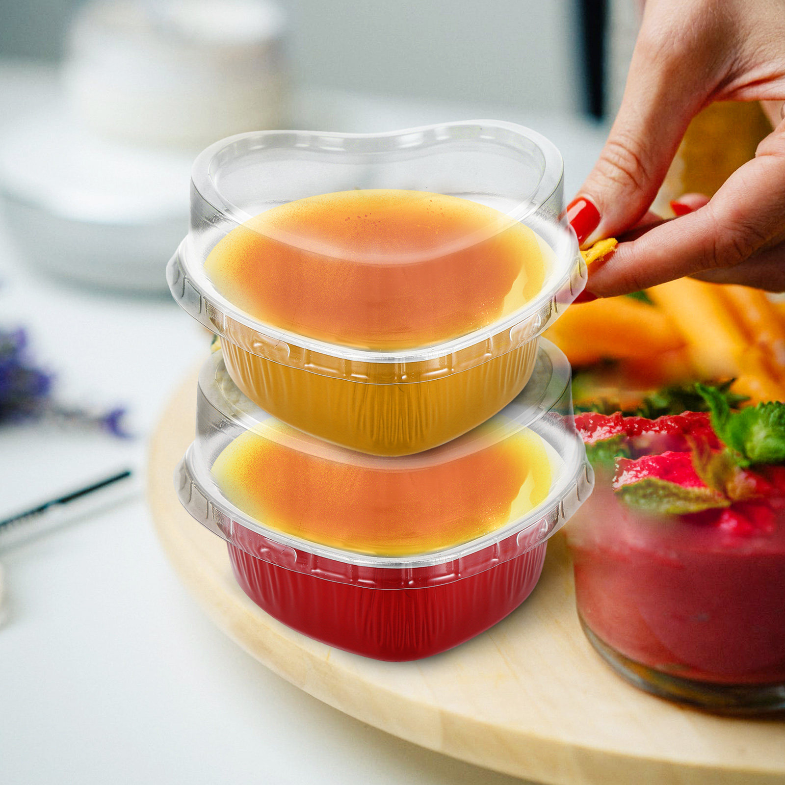 Kitchen Baking Bowls - 20 مجموعة من قوالب الكيك على
