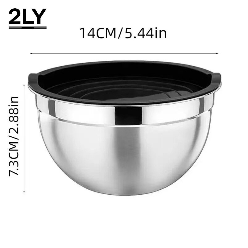 مجموعة أوعية خلط من الفولاذ ال - مراجعة Kitchen Baking Bowls وسعره