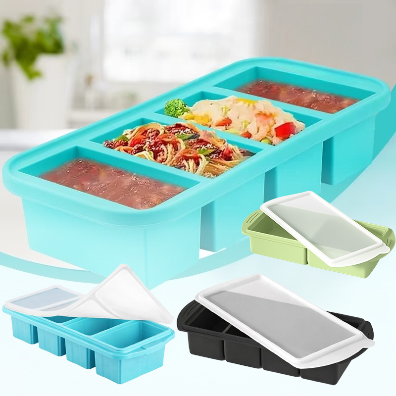 قالب سيليكون كبير لمكعبات الثل - مراجعة Kitchen Baking Organization وسعره