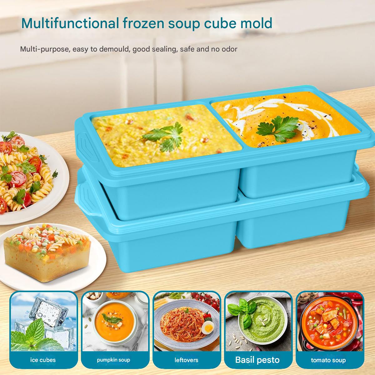 قالب سيليكون كبير لمكعبات الثل - مراجعة Kitchen Baking Organization وسعره