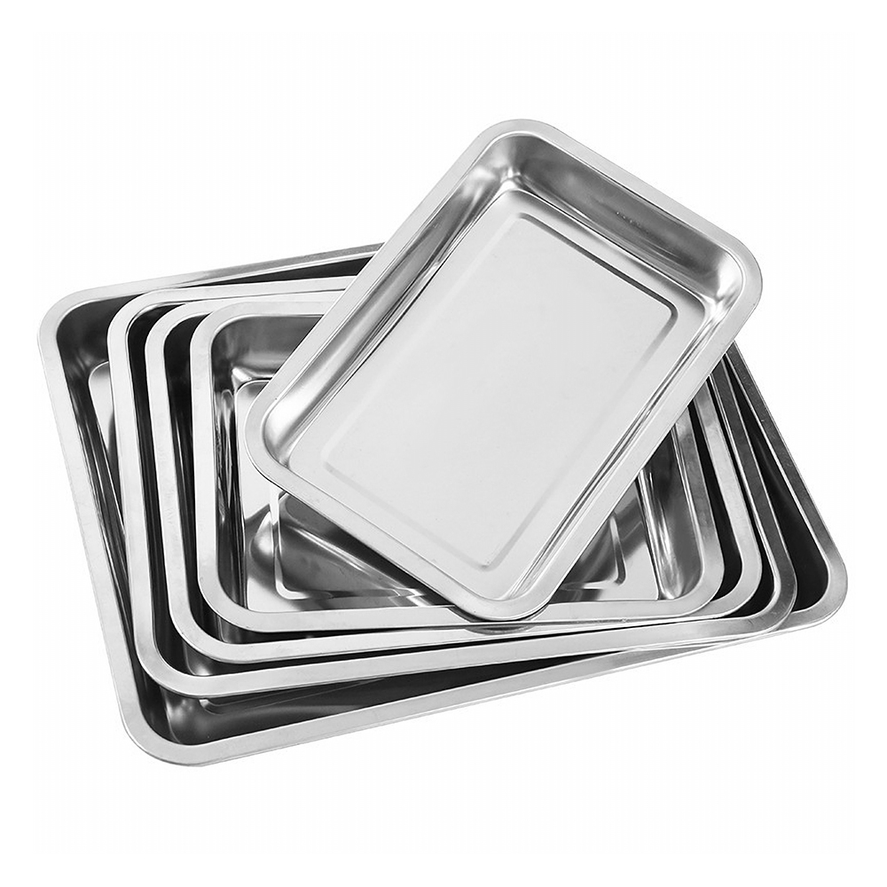 1 قطعة الفولاذ المقاوم للصدأ ا - مراجعة Kitchen Baking Pan Storage وسعره