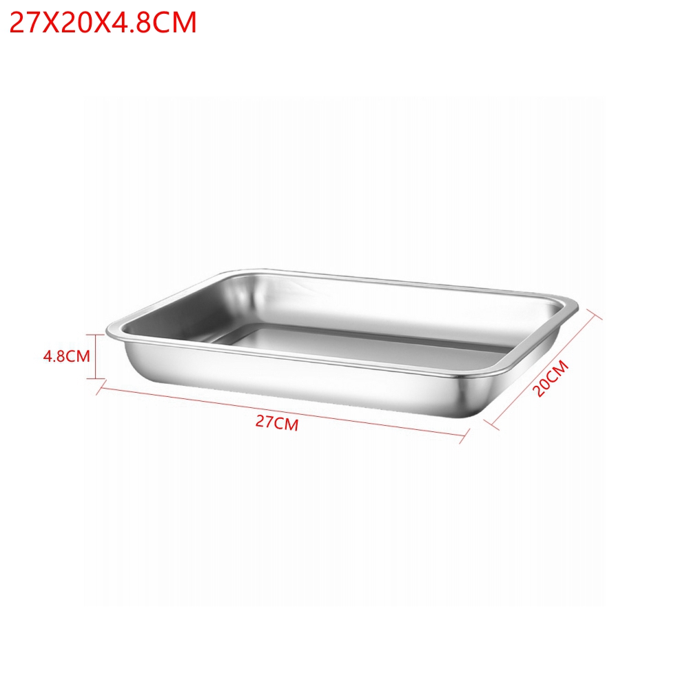 1 قطعة الفولاذ المقاوم للصدأ ا - مراجعة Kitchen Baking Pan Storage وسعره