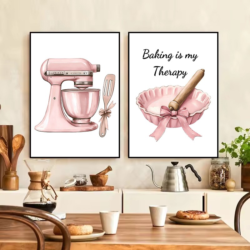 الرجعية الوردي المطبخ لطيف خلا - مراجعة Kitchen And Baking Life وسعره