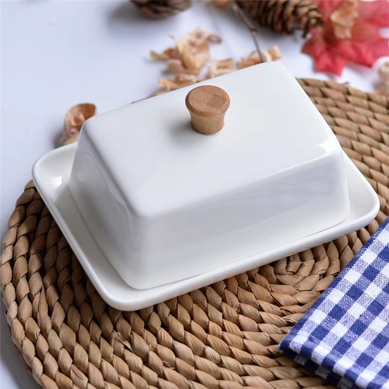 طبق زبدة A20F بغطاء محكم لتنظي - مراجعة Kitchen Baking Organization وسعره