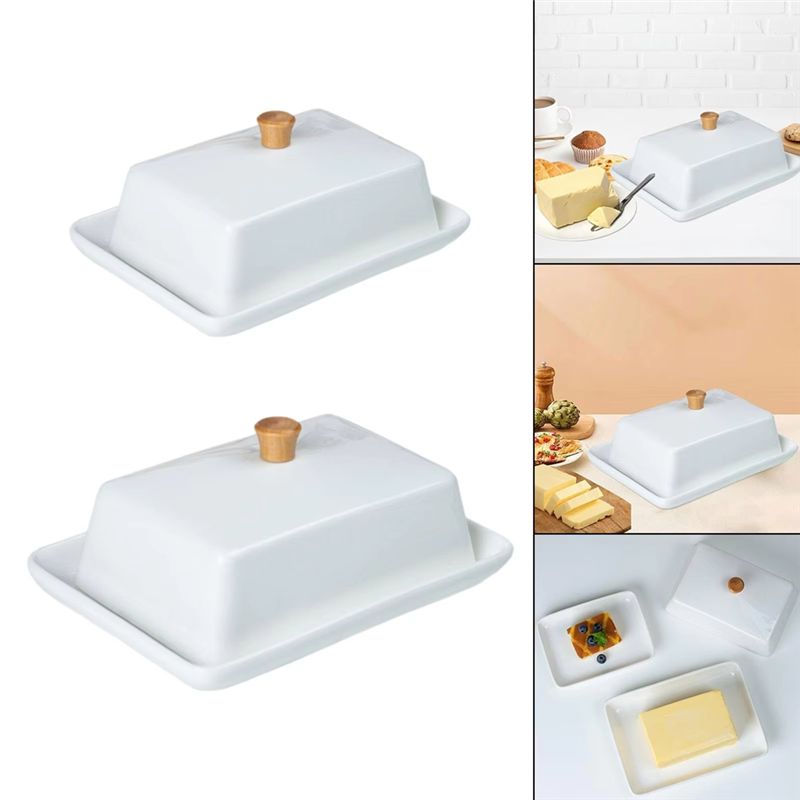 طبق زبدة A20F بغطاء محكم لتنظي - مراجعة Kitchen Baking Organization وسعره