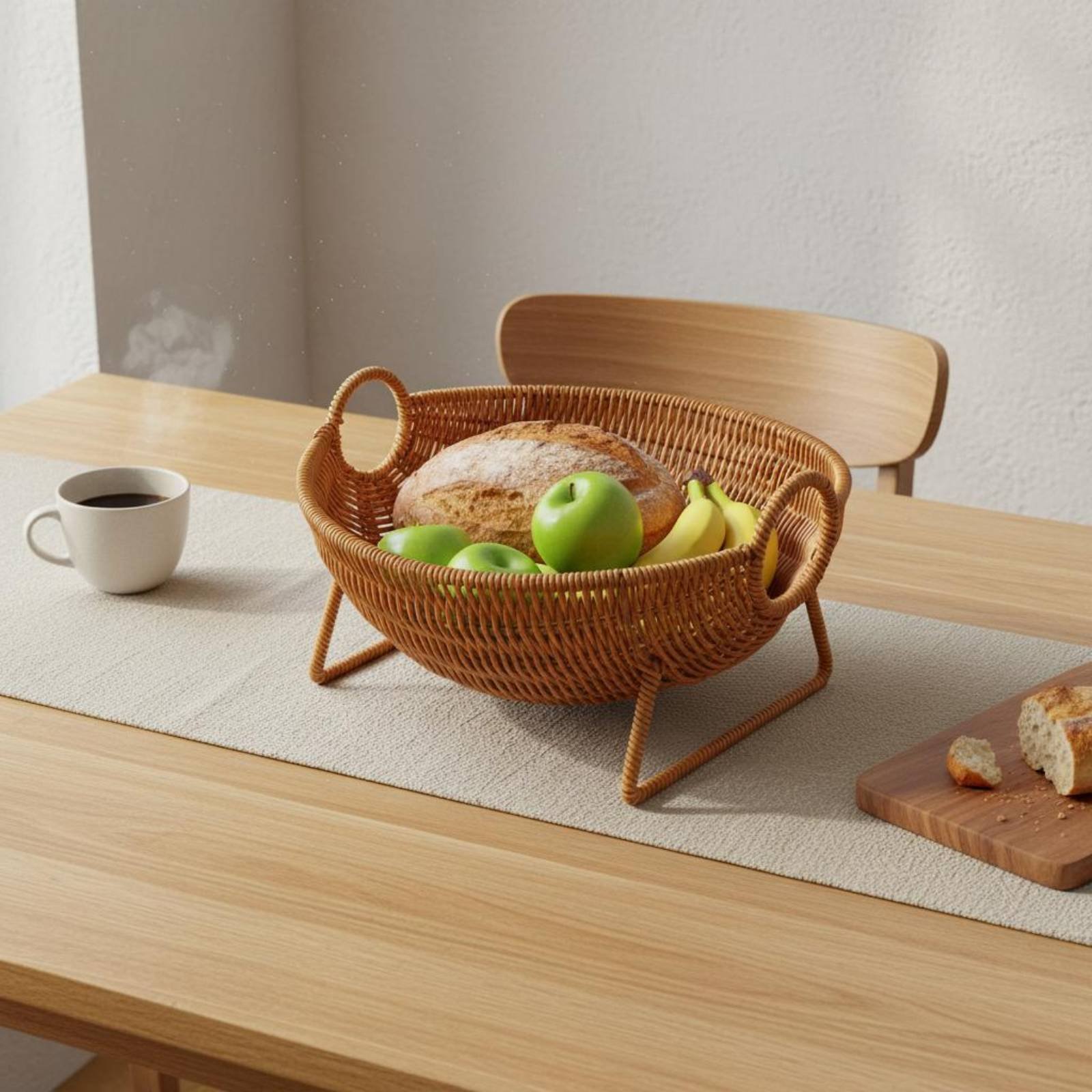 سلة خبز بتصميم مهد، سلة خوص من - مراجعة Kitchen Baking Bowls وسعره