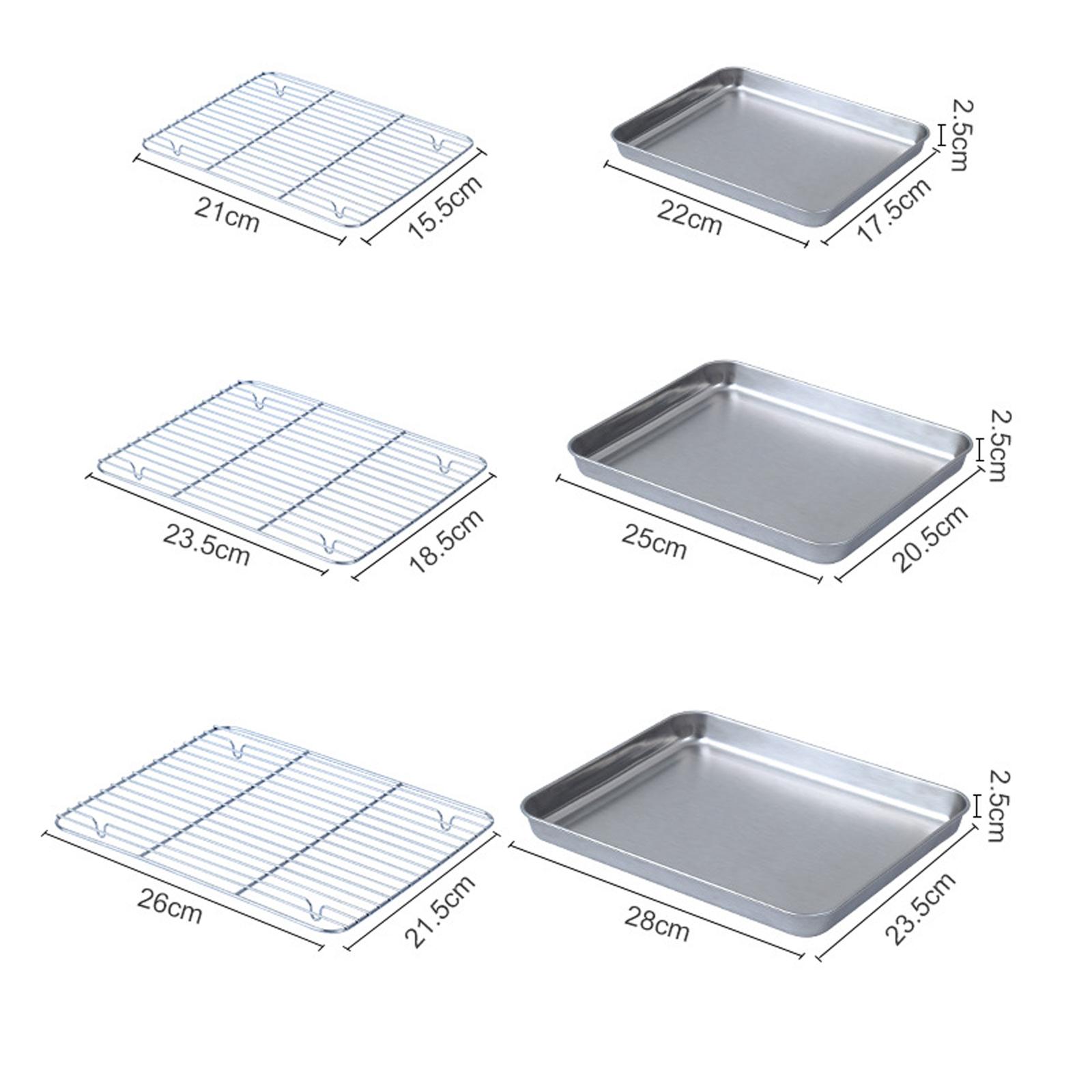 صينية خبز مع رف سلكي للكعك وال - مراجعة Kitchen Baking Pan Storage وسعره