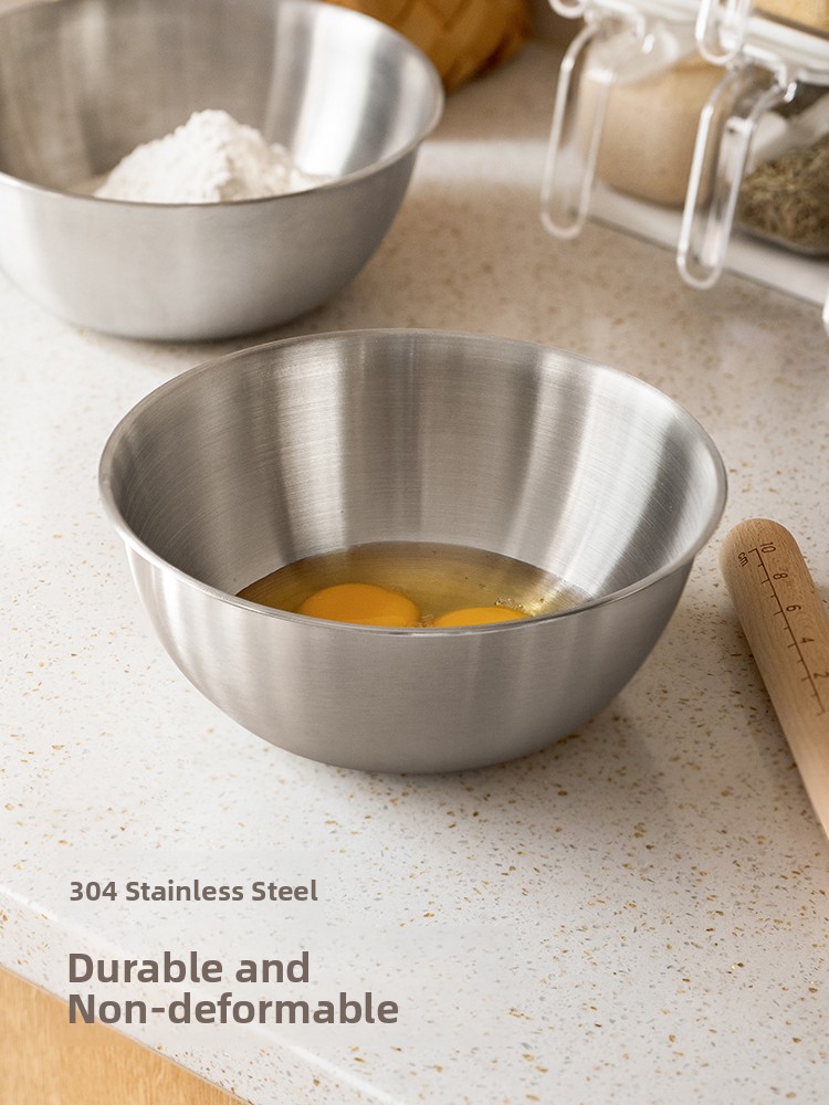 وعاء خلط الطعام من الستانلس ست - مراجعة Kitchen Baking Corner وسعره