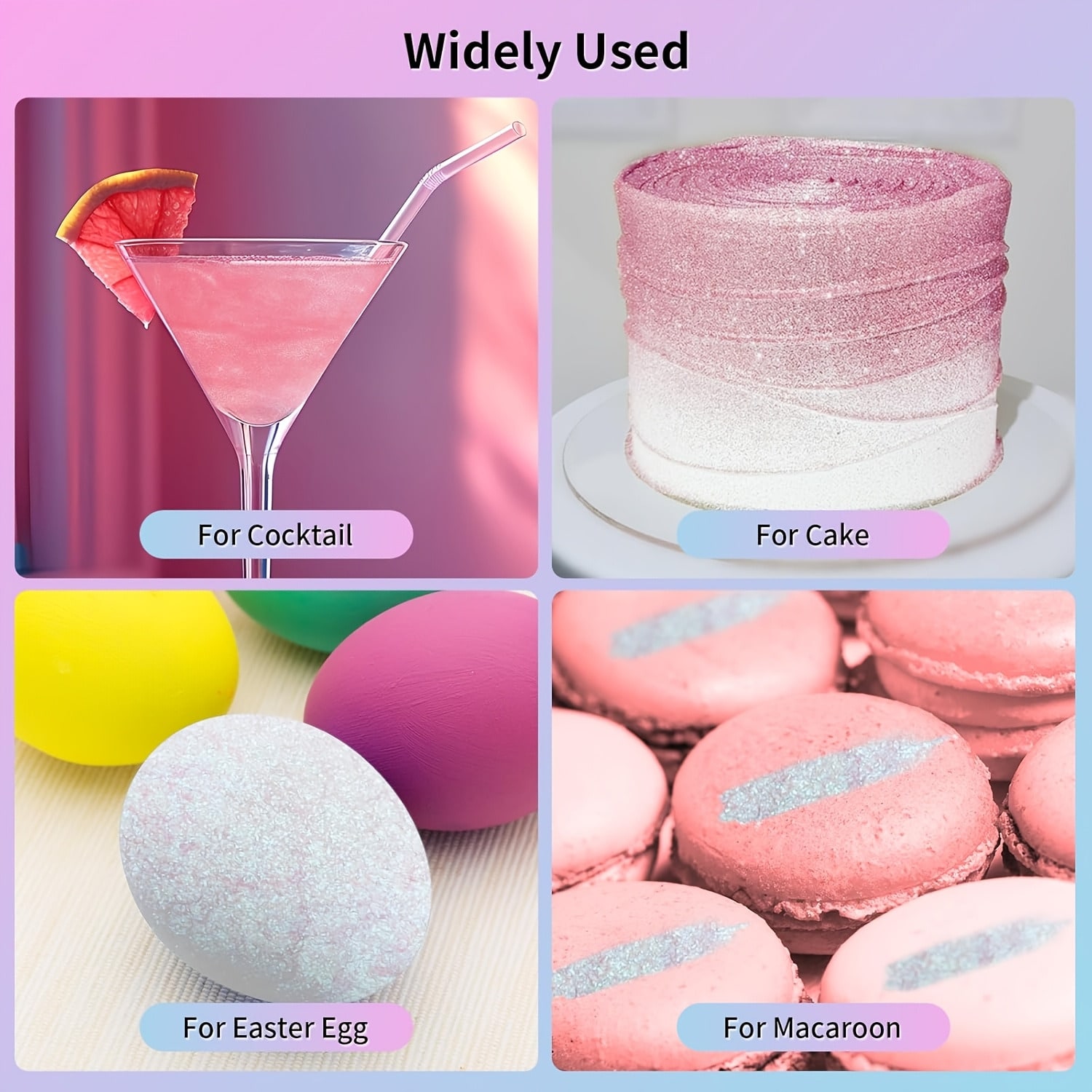 مسحوق لامع للمشروبات، لتزيين ا - مراجعة Kitchen Tools For Baking وسعره