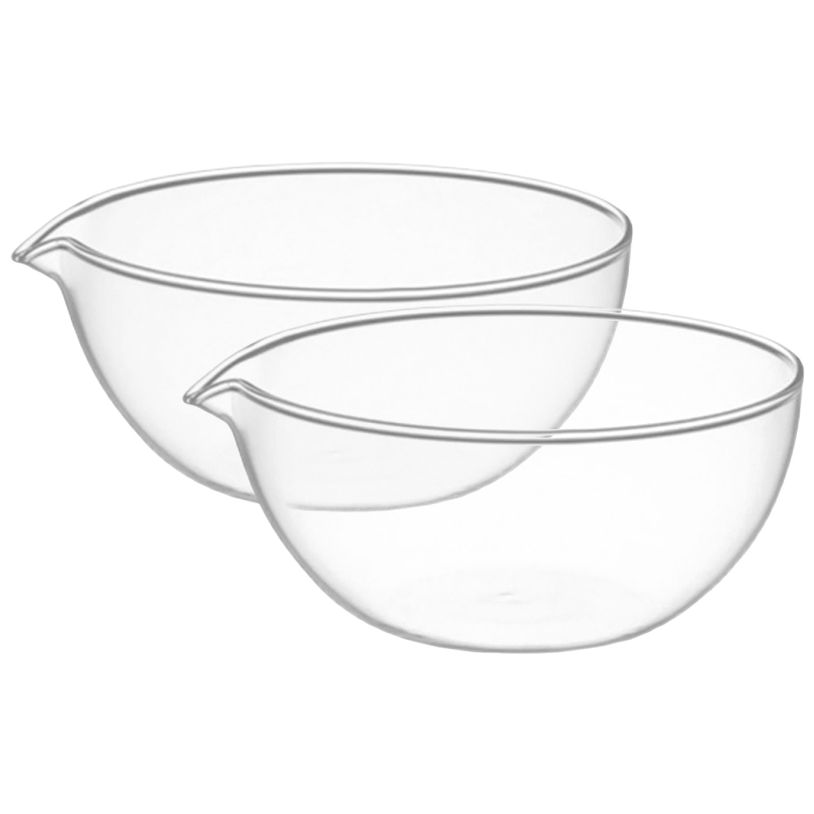 وعاءان زجاجيان شفافان سعة 17 أ - مراجعة Kitchen Baking Bowls وسعره