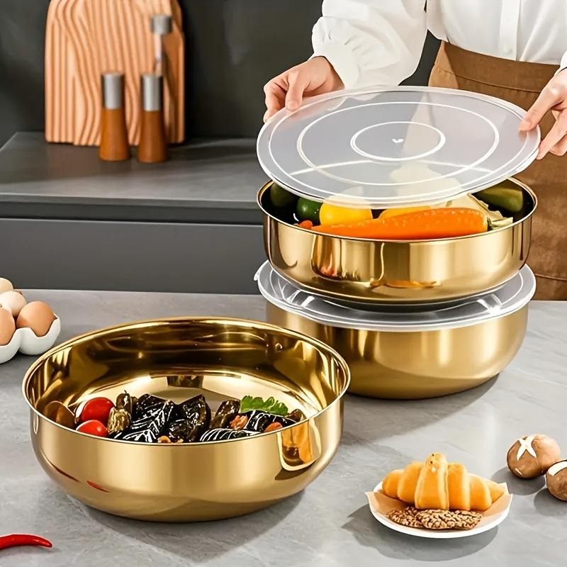 وعاء خلط جديد من الفولاذ المقا - مراجعة Kitchen Baking Bowls وسعره