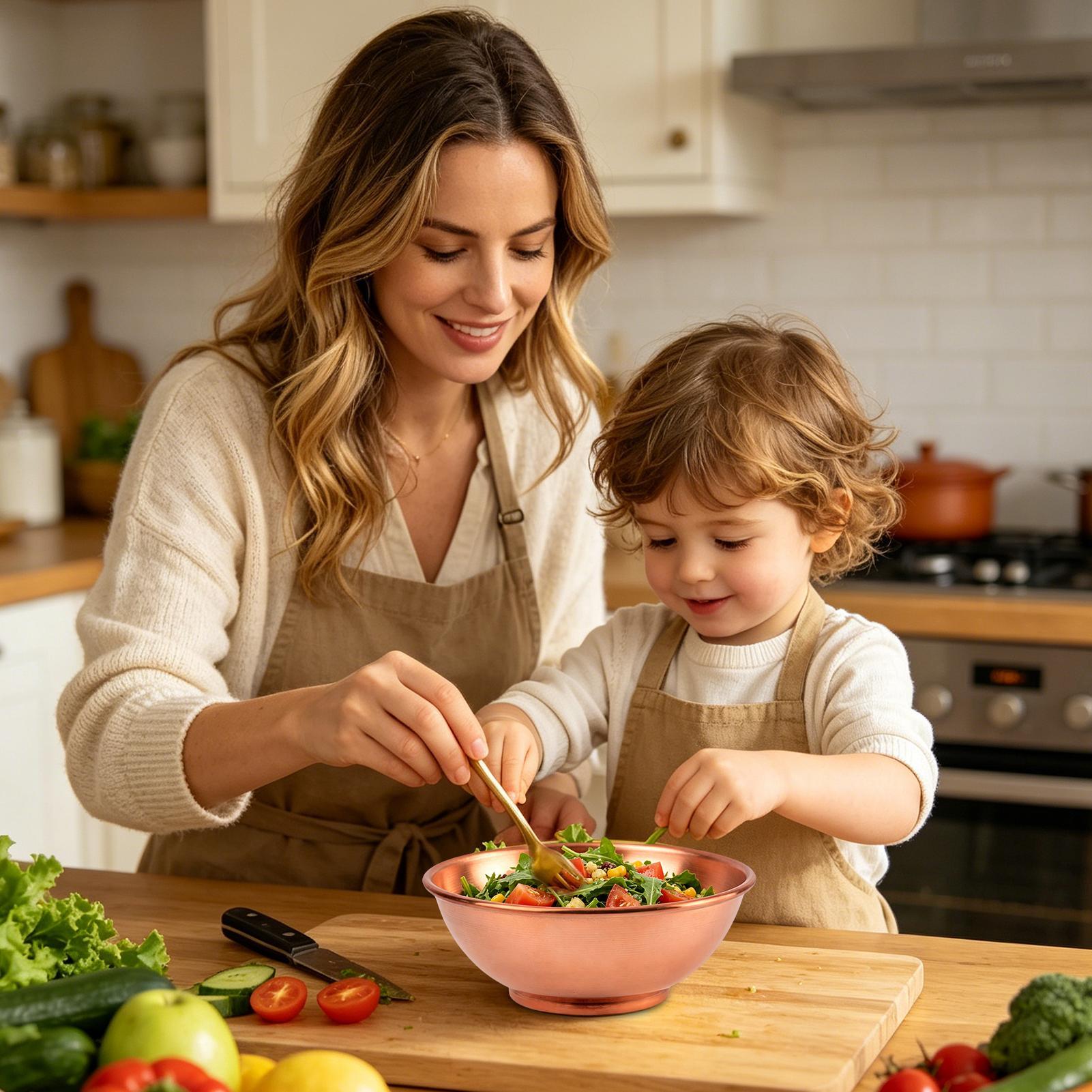 وعاء نحاسي كبير، أوعية تخزين،  - مراجعة Kitchen Baking Bowls وسعره