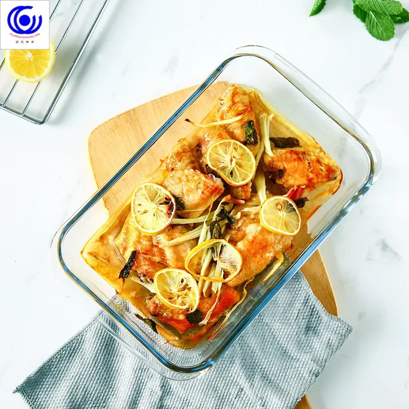 طبق خبز زجاجي مقوى ، طبق أساسي - مراجعة Kitchen Baking Pan Storage وسعره
