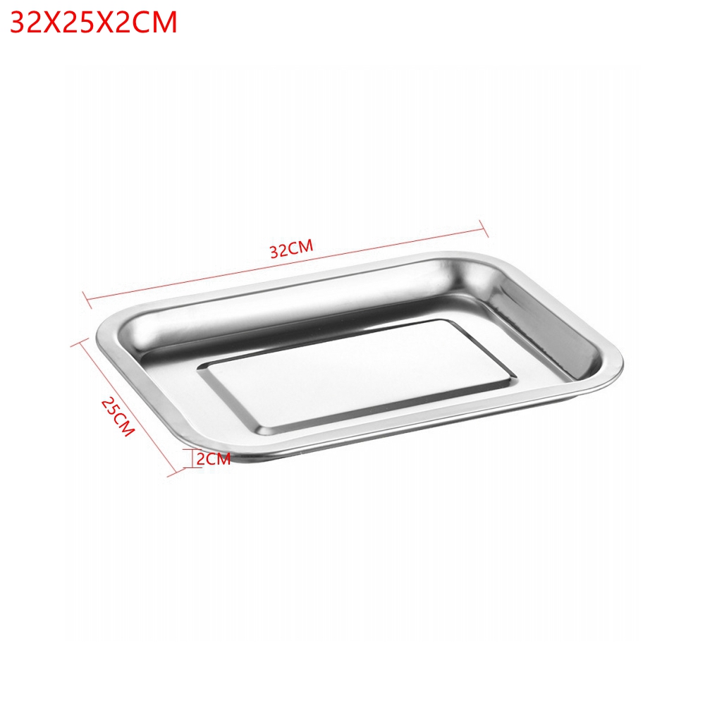 1 قطعة صواني الطعام الفولاذ ال - مراجعة Kitchen Baking Pan Storage وسعره