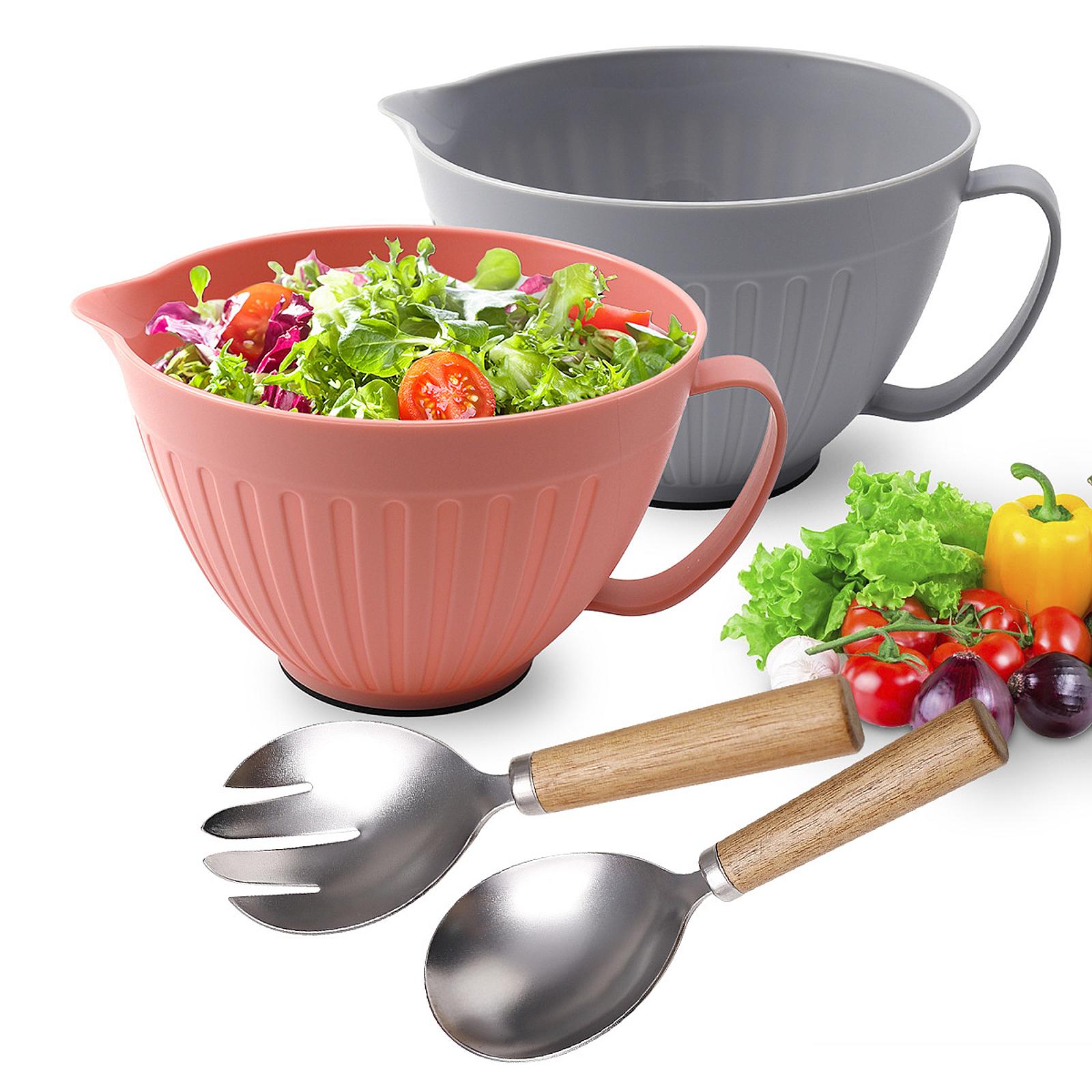 وعاء خلط مع صنبور ملحقات الخبز - مراجعة Kitchen Baking Bowls وسعره