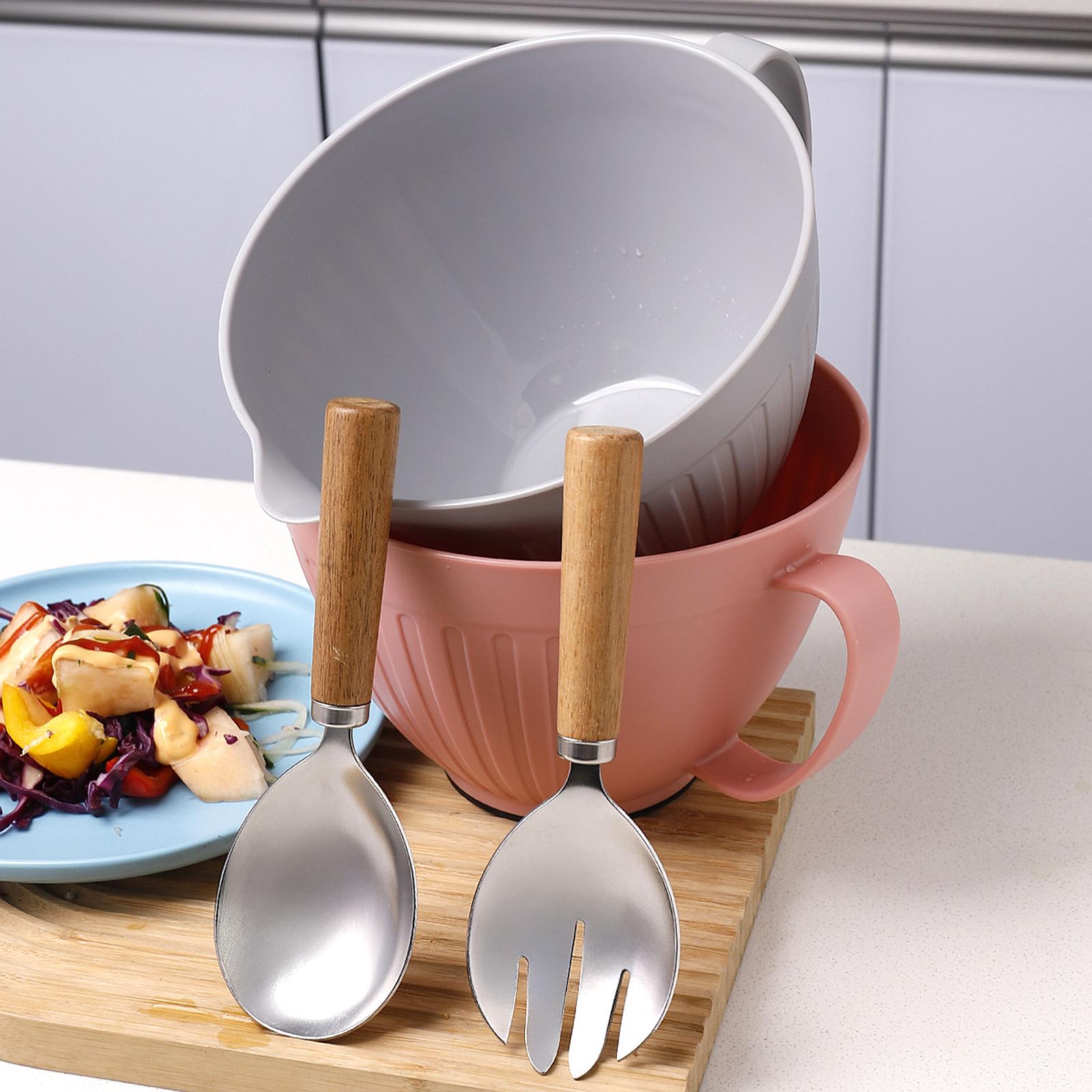 وعاء خلط مع صنبور ملحقات الخبز - مراجعة Kitchen Baking Bowls وسعره