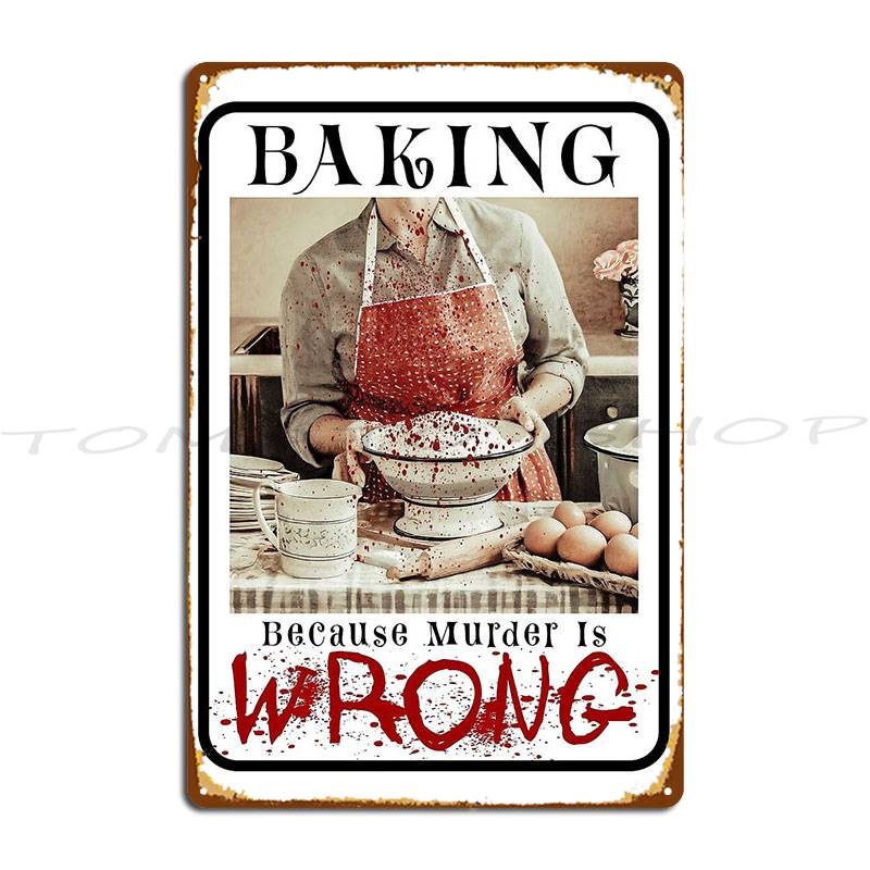 لافتة معدنية كلاسيكية بتصميم ر - مراجعة Kitchen And Baking Life وسعره