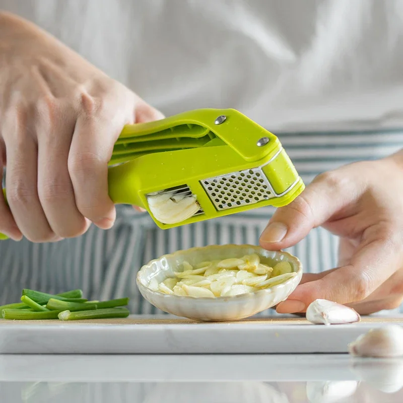 2 في 1 آلة تقطيع الثوم والقطاع - مراجعة Kitchen Jobs وسعره