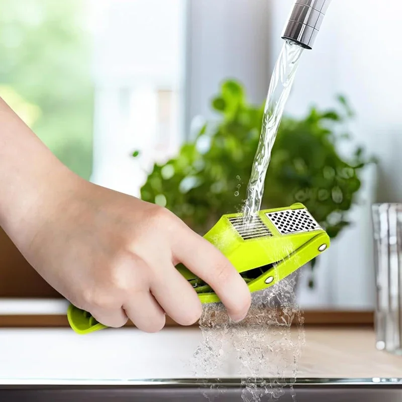 2 في 1 آلة تقطيع الثوم والقطاع - مراجعة Kitchen Jobs وسعره